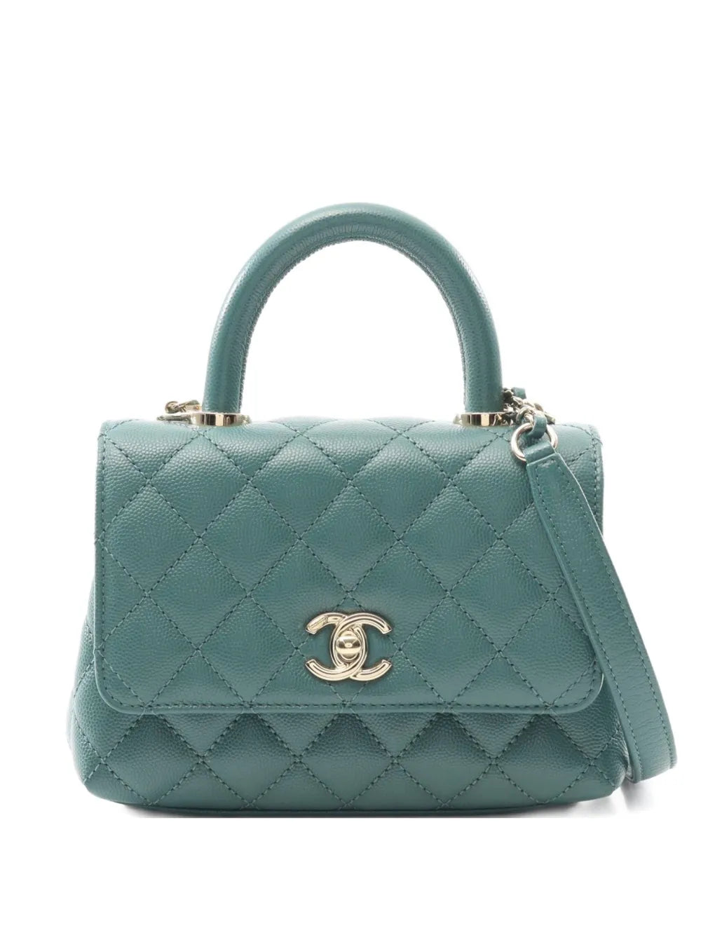 Pre-OwnedCHANEL Pre-Owned2021 Coco Handle XXS two-way handbag