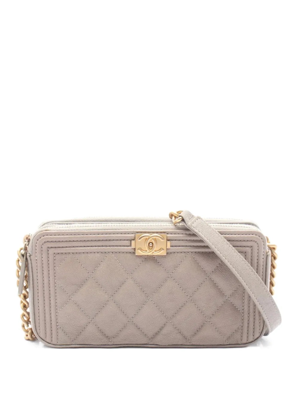 Pre-OwnedCHANEL Pre-Owned2019 Boy Chanel wallet on chain