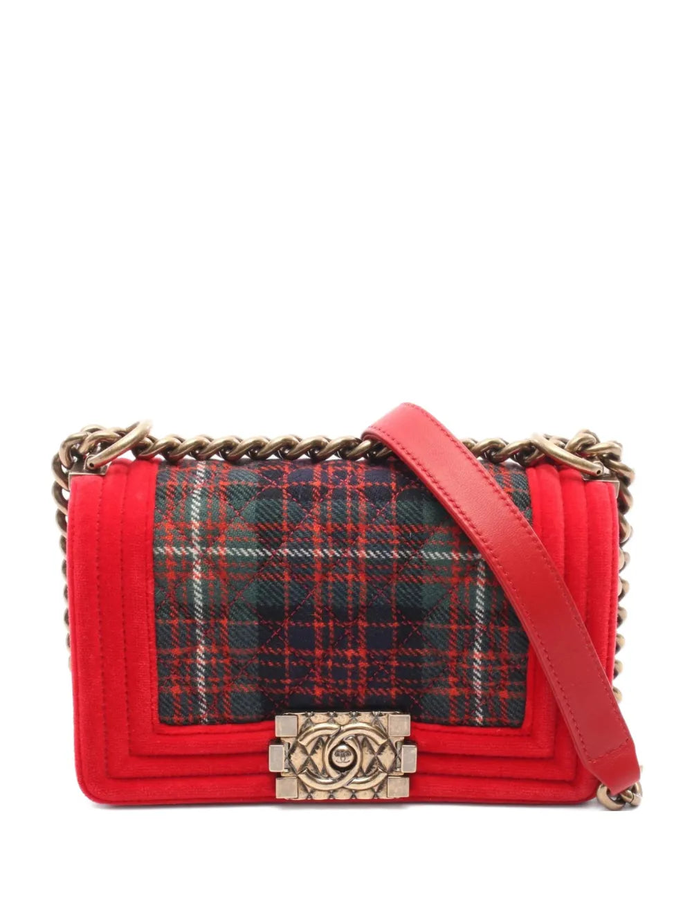 Pre-OwnedCHANEL Pre-Owned2013-2014 small Boy Chanel shoulder bag