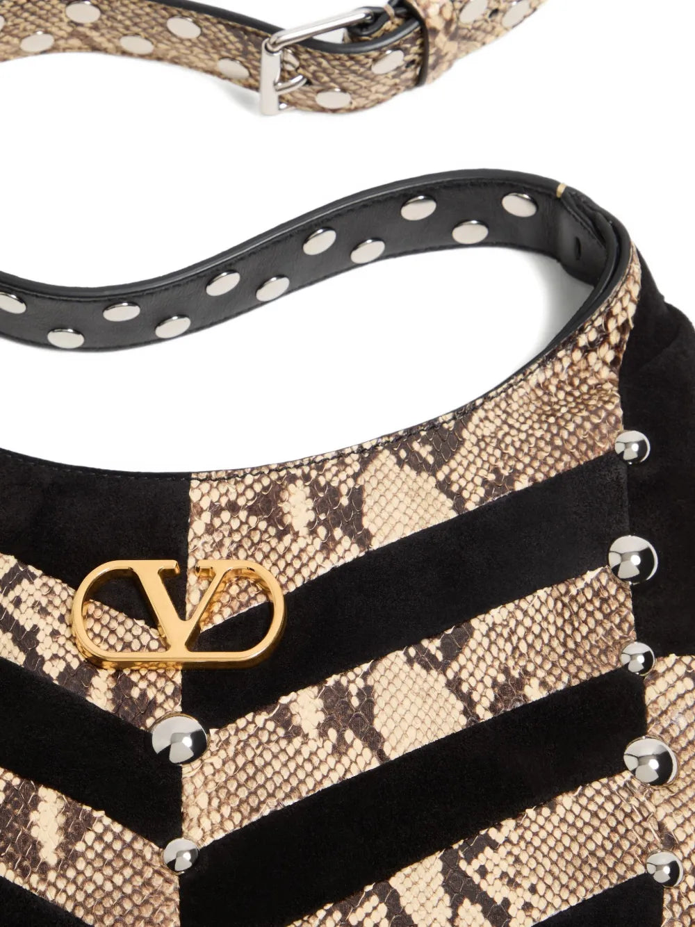 RunwayValentino Garavanismall chevron-patterned shoulder bag