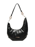 Love Moschinochain-detail crescent shoulder bag