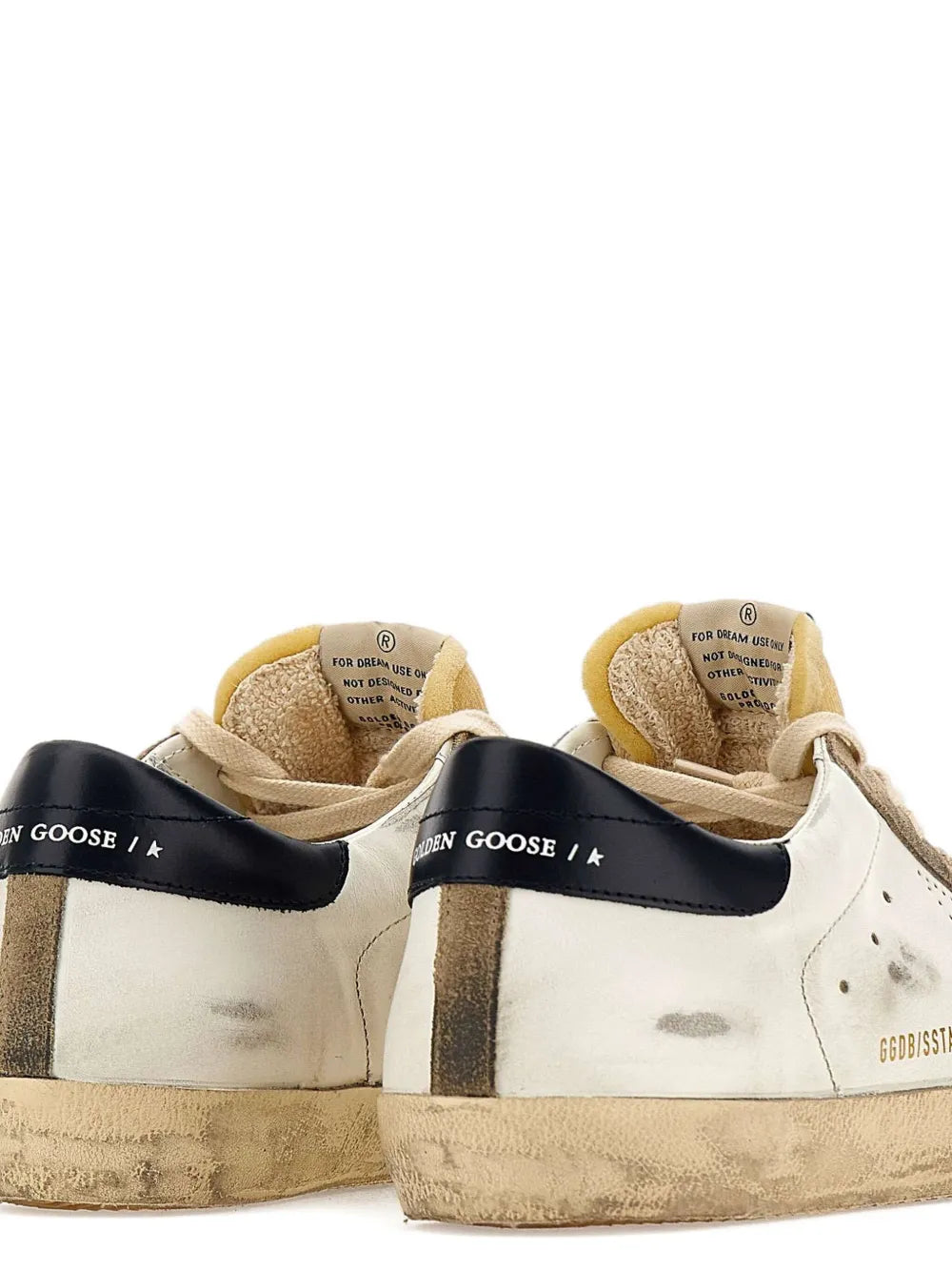 Golden Goose Super-Star Used-Effect Leather Low-Top Sneakers