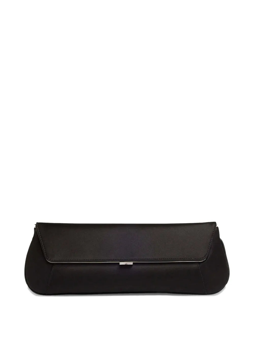 Amina Muaddimetallic-trim clutch bag