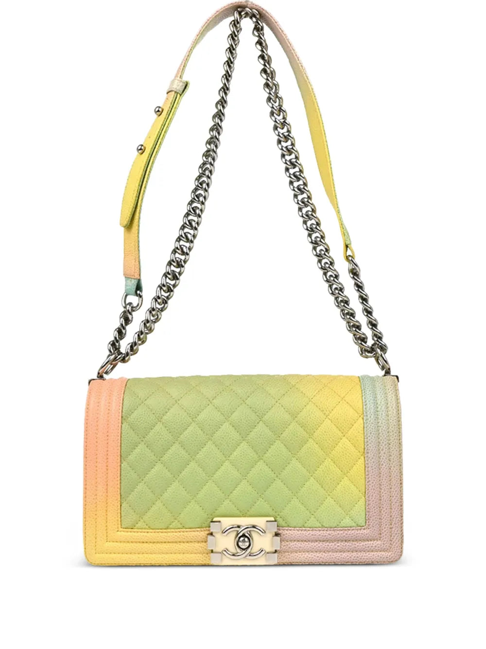 Pre-OwnedCHANEL Pre-Owned2017 medium Boy Chanel shoulder bag