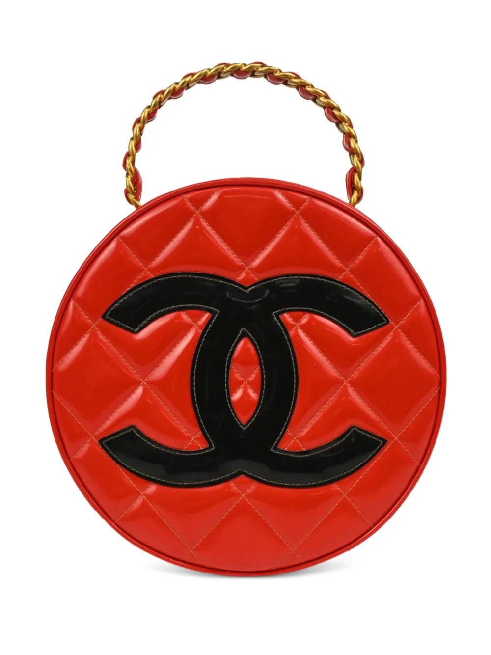 Pre-OwnedCHANEL Pre-Owned1995 Round vanity handbag