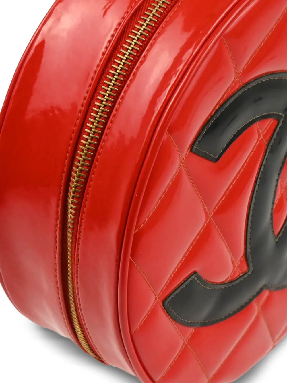 Pre-OwnedCHANEL Pre-Owned1995 Round vanity handbag