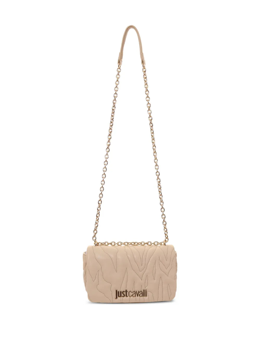 Just Cavalliquilted chain-strap shoulder bag