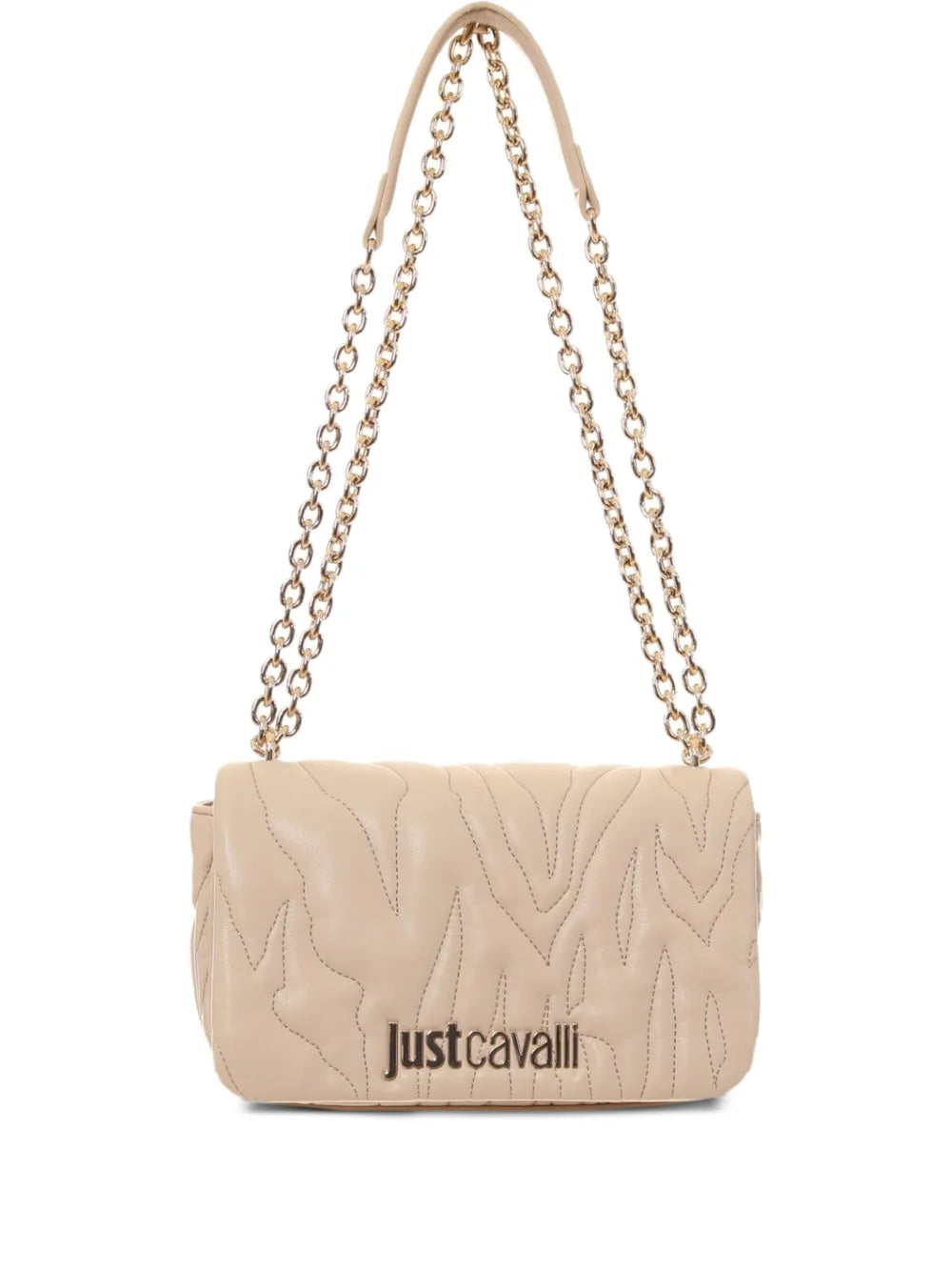Just Cavalliquilted chain-strap shoulder bag