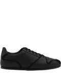 Moschino Leather Suede Panel Sneakers