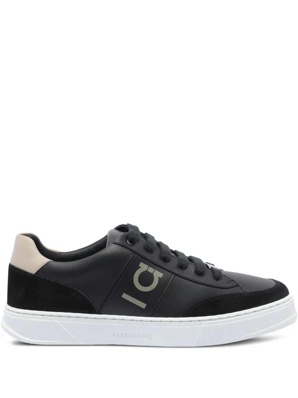 Ferragamo Alaska Leather Logo Sneakers