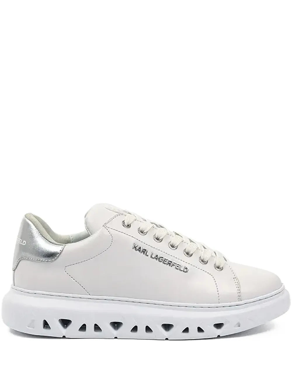 Karl Lagerfeld Metallic-Heel Sneakers