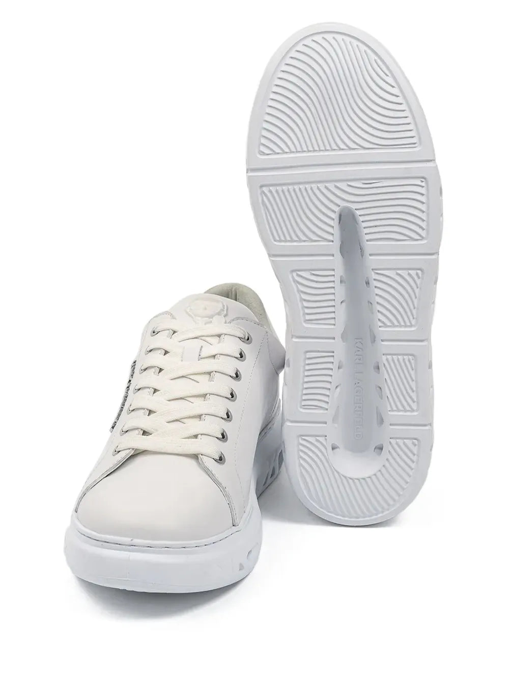Karl Lagerfeld Metallic-Heel Sneakers