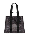 Karl LagerfeldK/Signature leopard-print beach bag