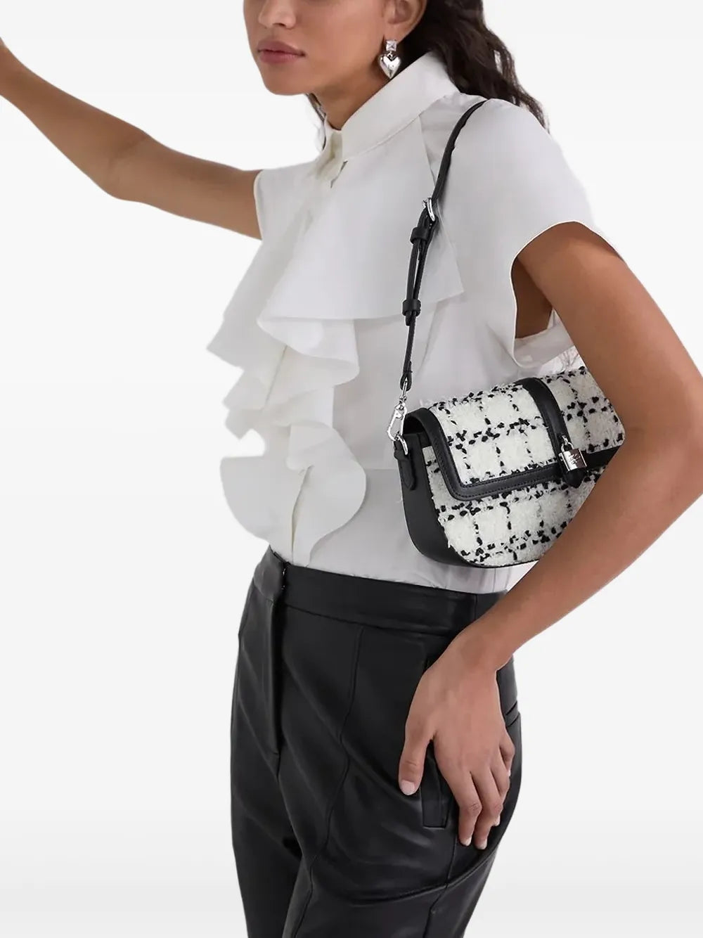Karl LagerfeldK/Autograph boucl?shoulder bag