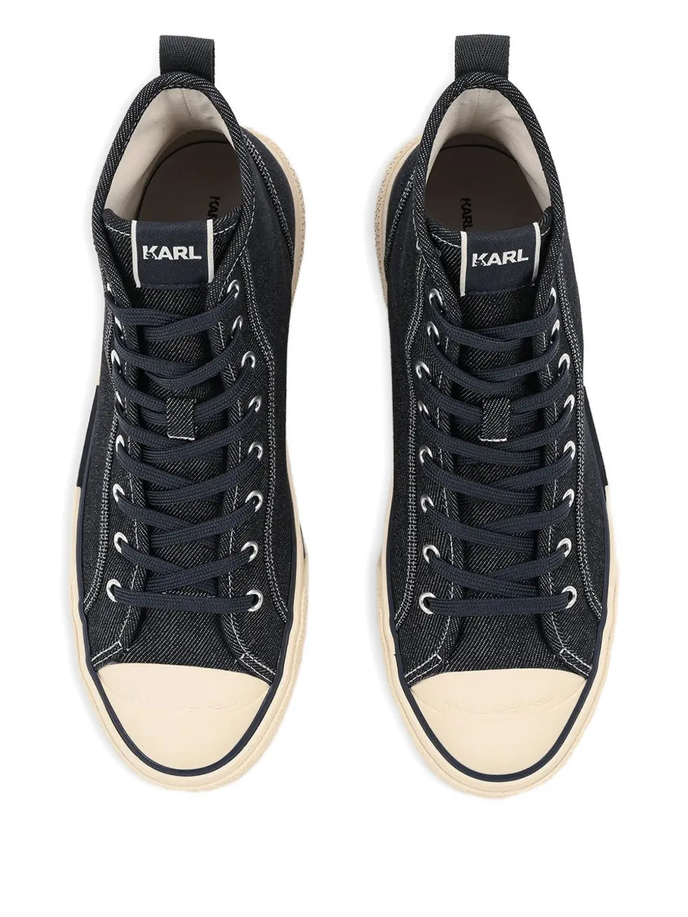 Karl Lagerfeld Logo-Detail Denim Sneakers