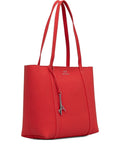 Armani Exchangelogo-charm tote bag