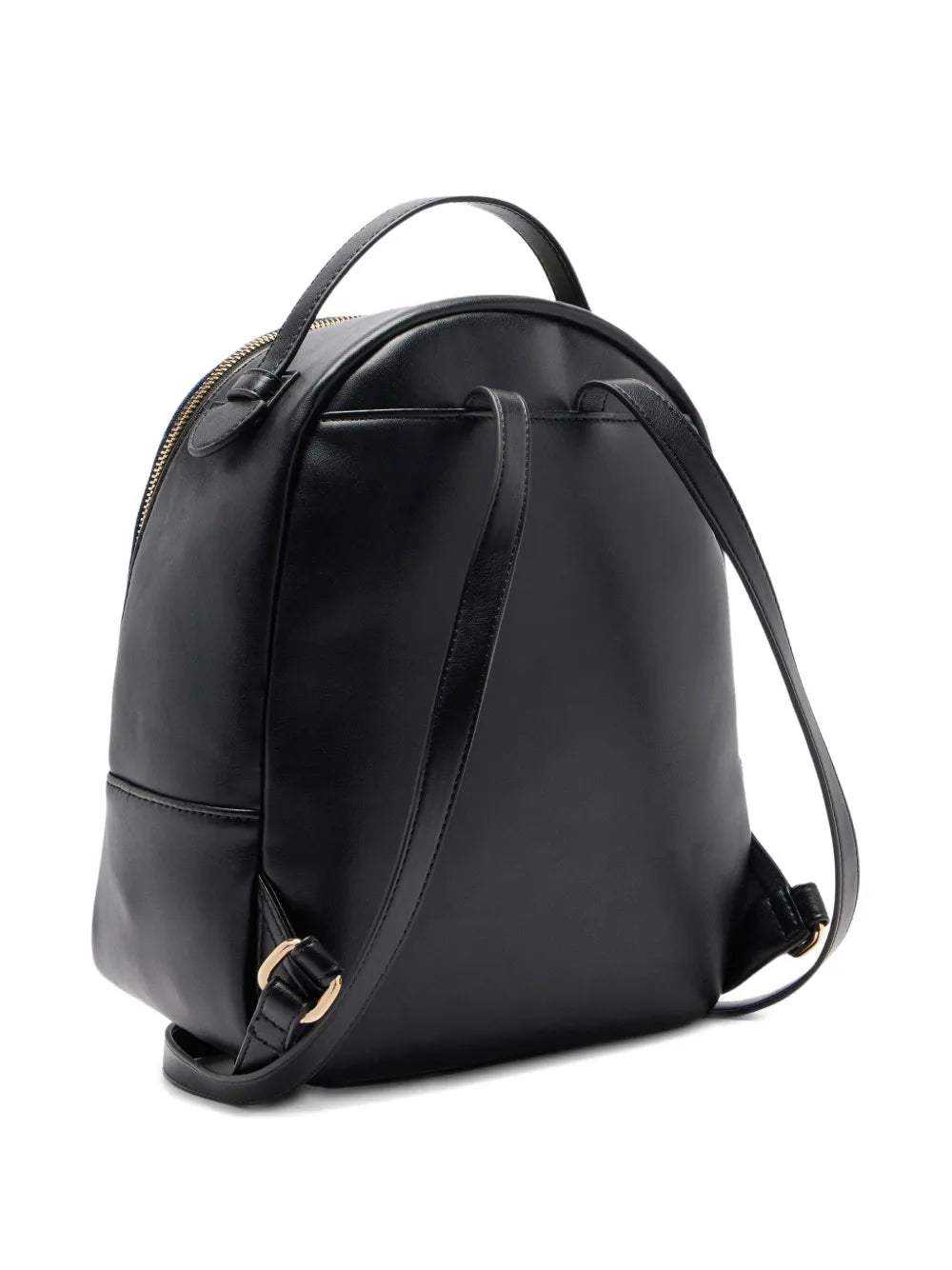 LIU JOlogo-embossed denim backpack
