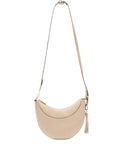 LIU JOmedium tassel crescent cross body bag