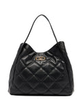 LIU JOlarge quilted logo tote bag