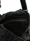 MialuisGabri pleated leather shoulder bag