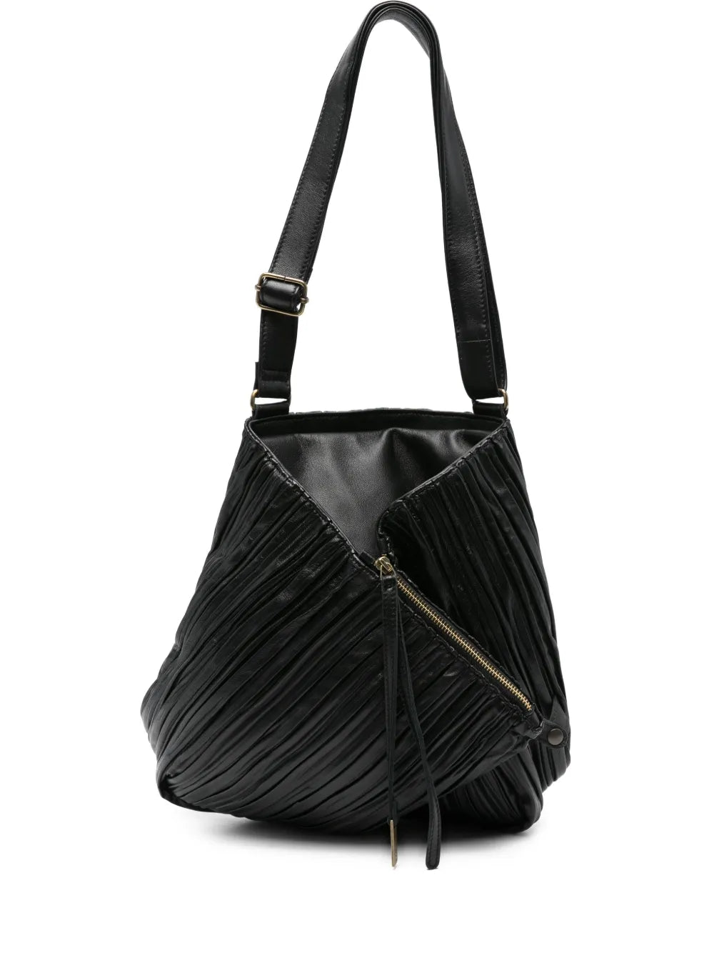 MialuisGabri pleated leather shoulder bag