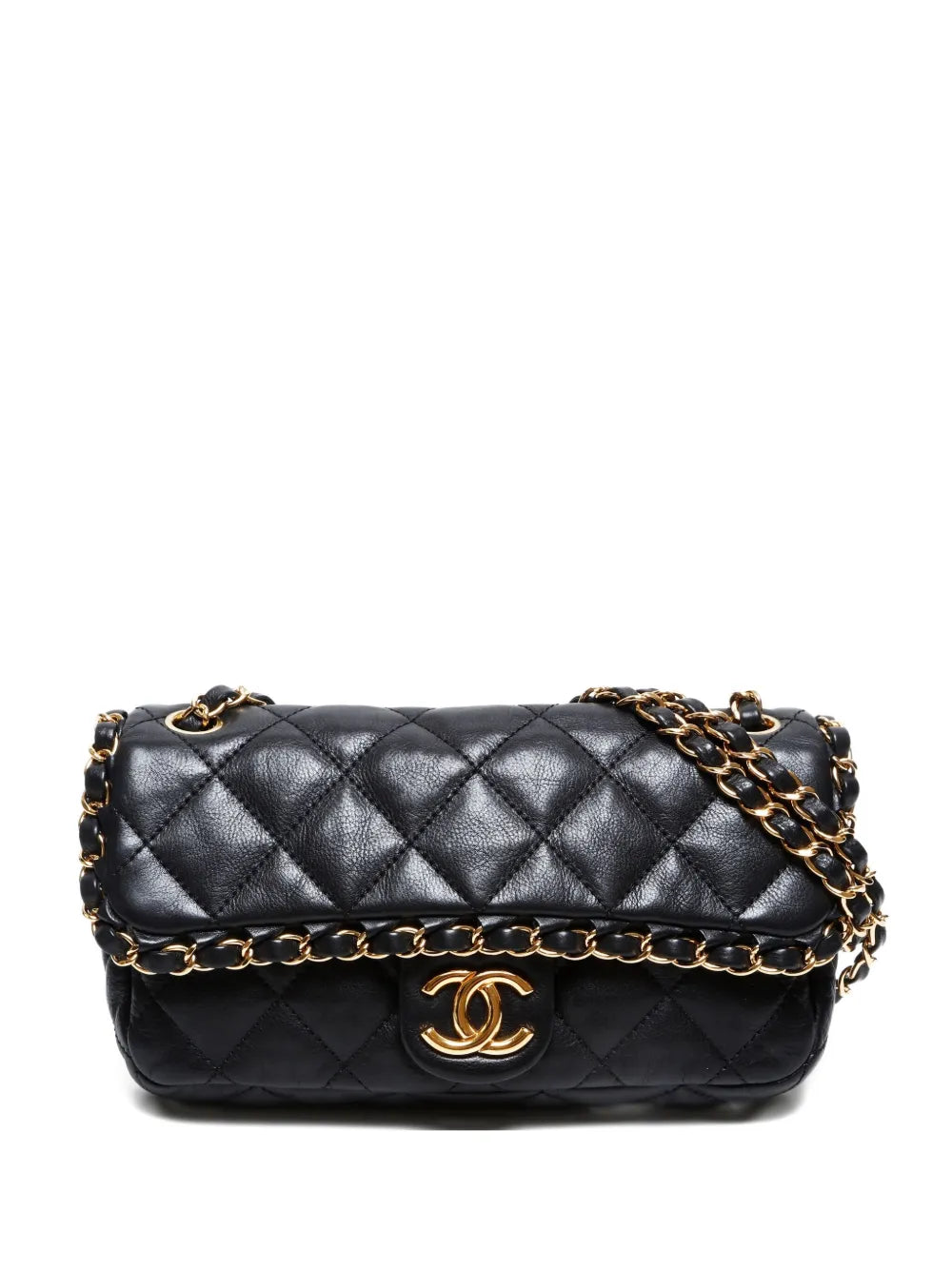 Pre-OwnedCHANEL Pre-Owned2010-2011 chain-edge flap shoulder bag