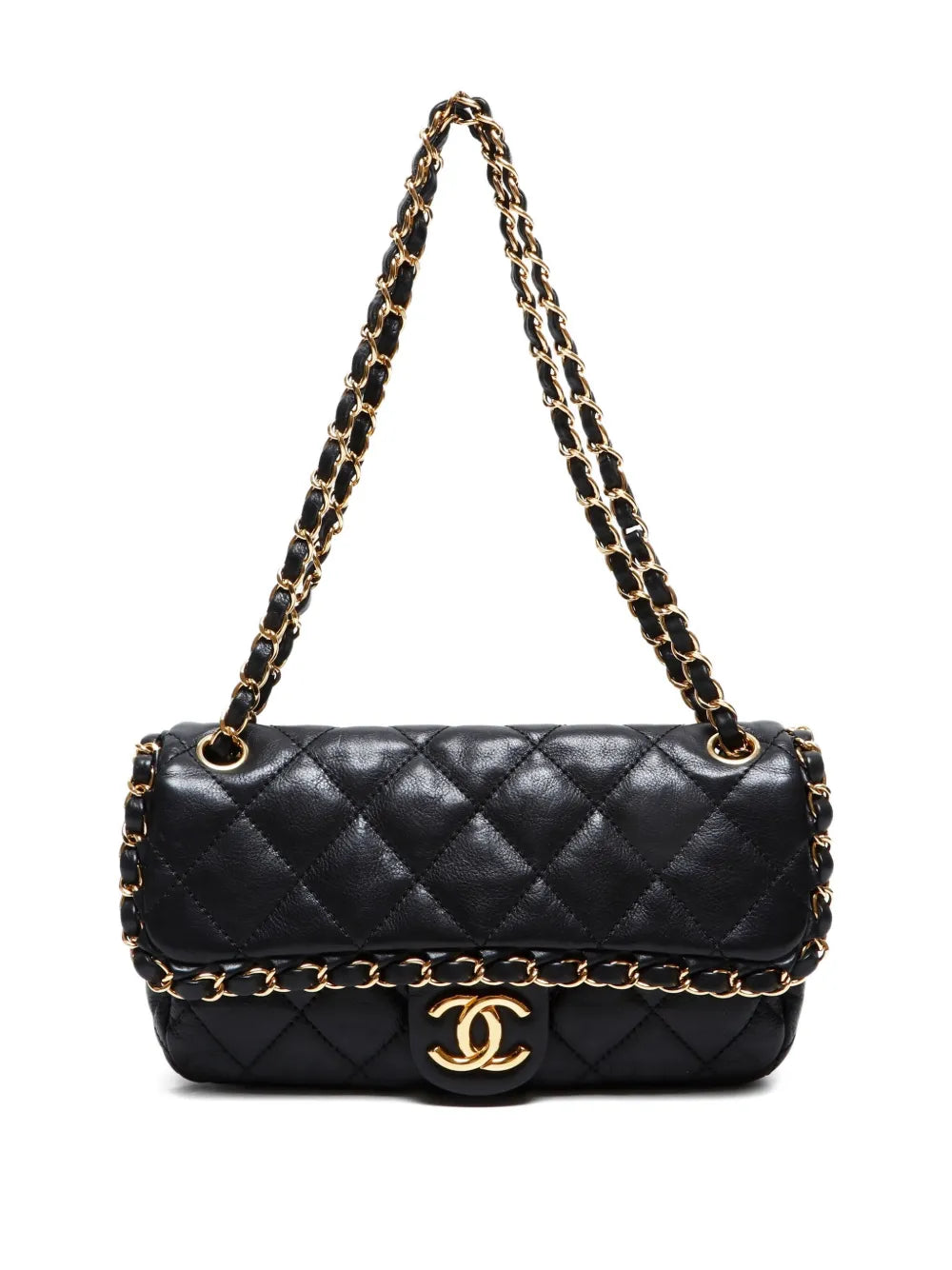 Pre-OwnedCHANEL Pre-Owned2010-2011 chain-edge flap shoulder bag