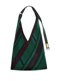 MULTITUDES BAGSpleated geometric-pattern tote bag