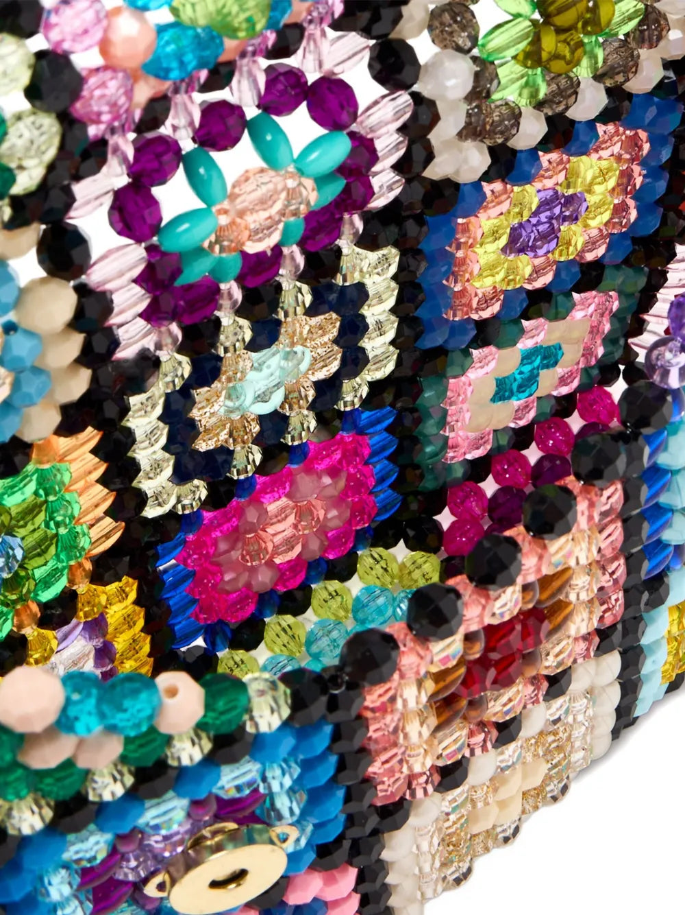 Bad at mathbeaded patchwork bag