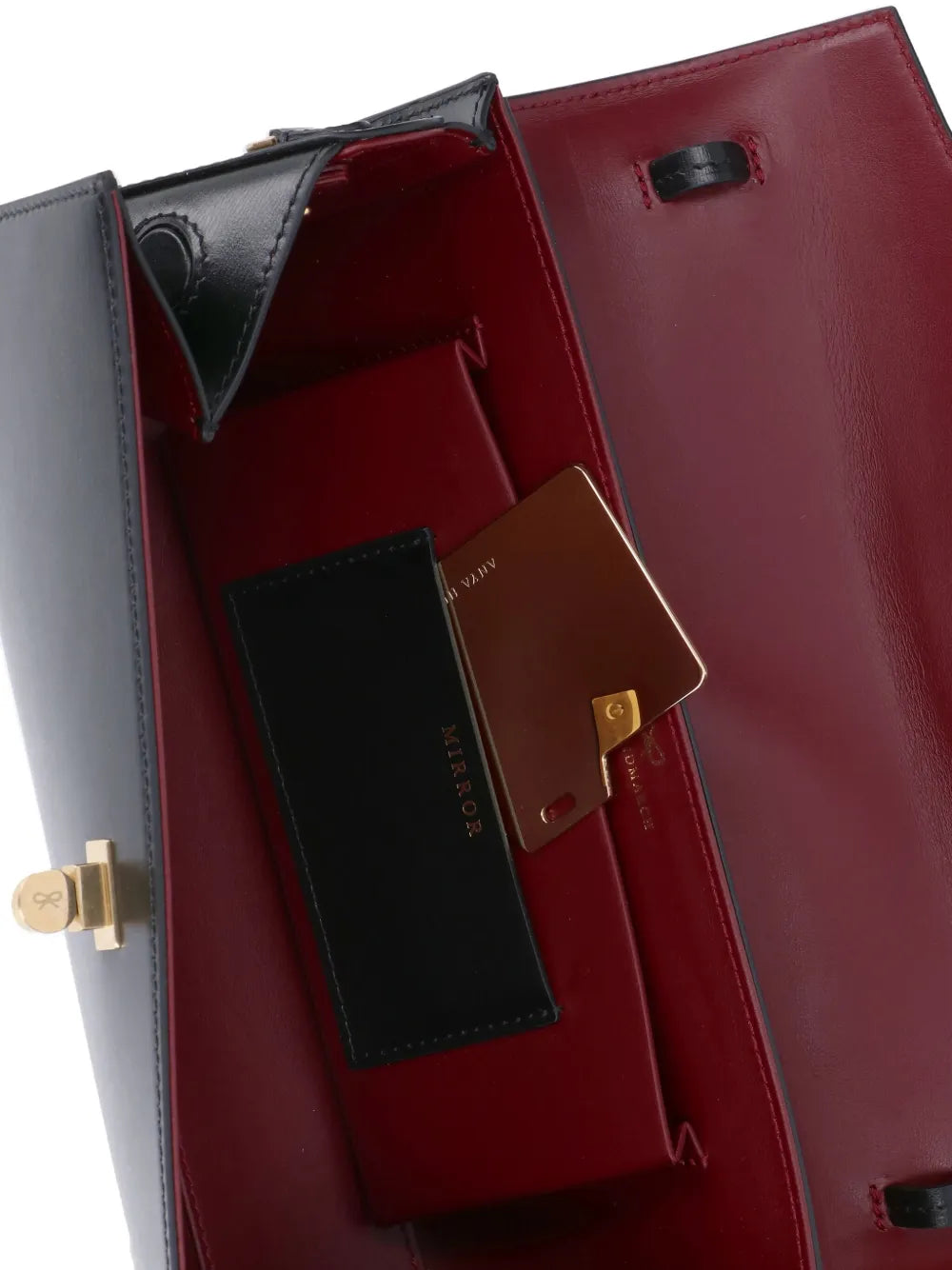 Anya HindmarchMortimer top-handle clasp clutch