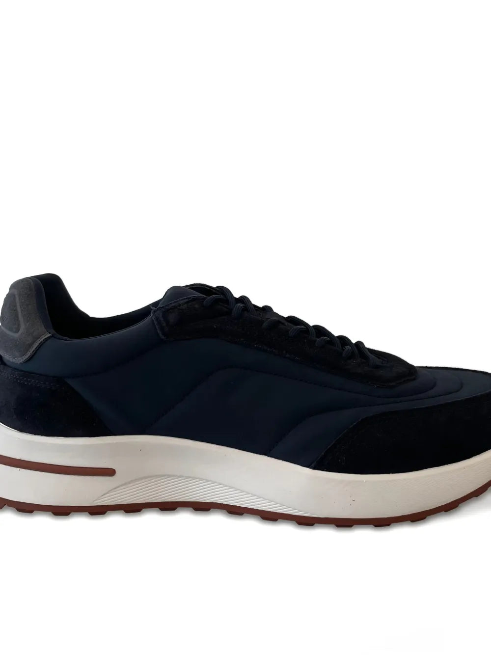 Loro Piana Suede-Panel Nylon Sneakers
