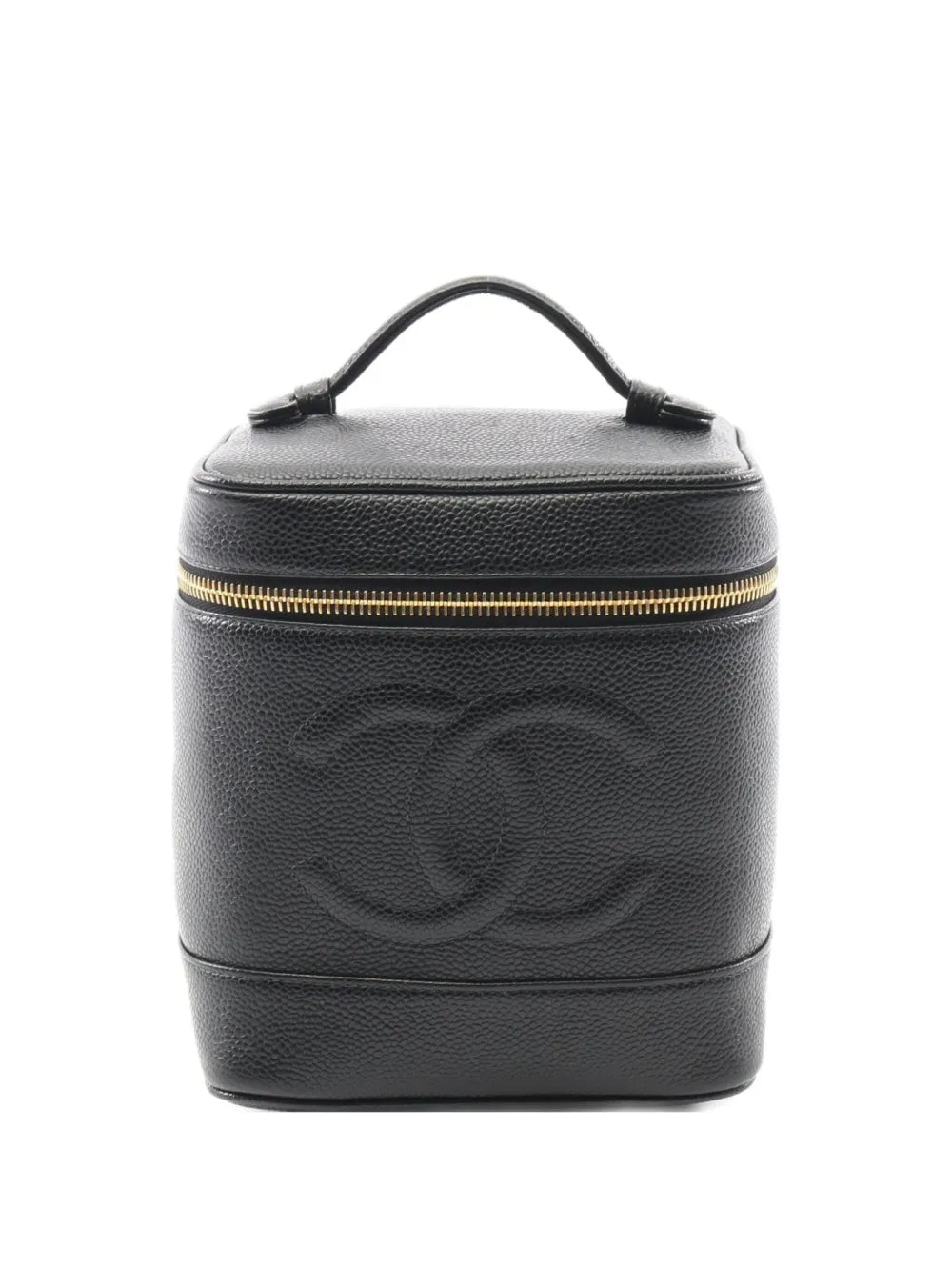 Pre-OwnedCHANEL Pre-Owned2002 Vanity caviar-leather bucket bag