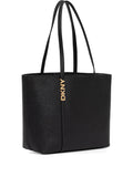DKNYlogo-plaque tote bag