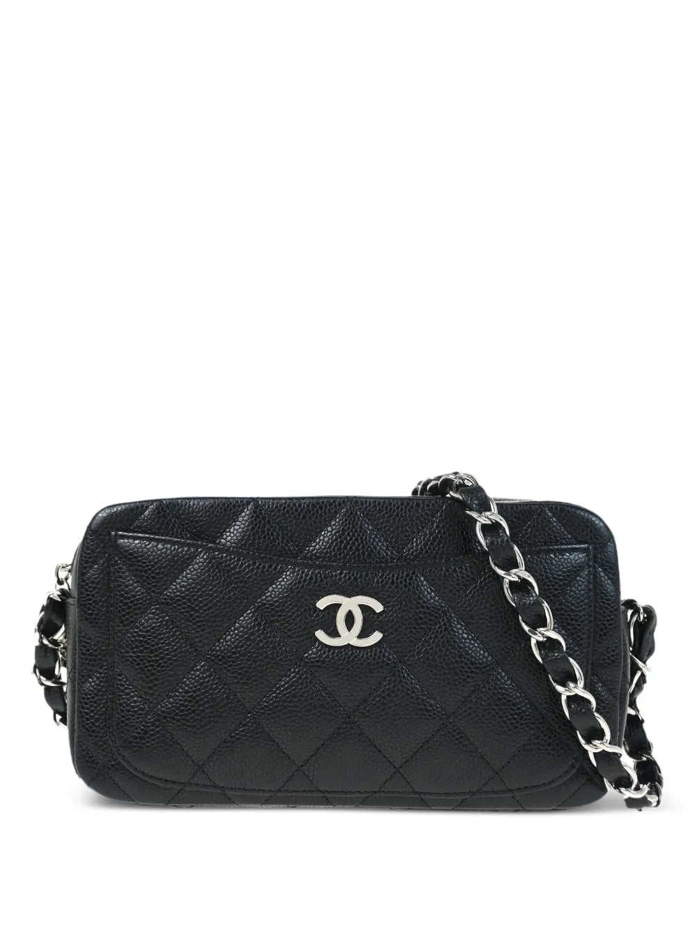 Pre-OwnedCHANEL Pre-Owned2006 quilted chain camera bag