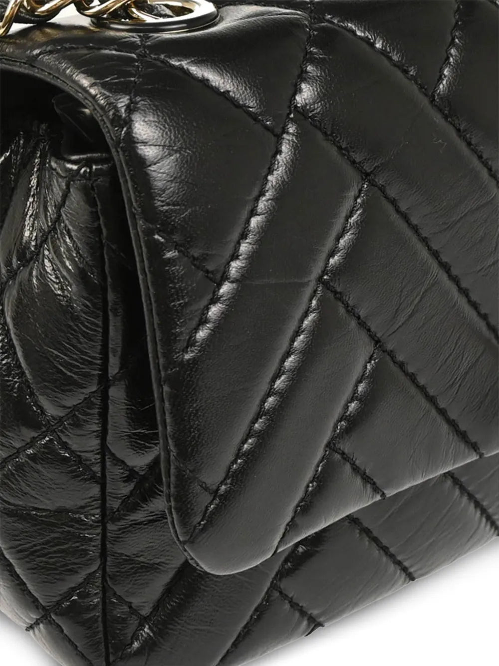Pre-OwnedCHANEL Pre-Owned2019 Bias Stitch Straight Flap shoulder bag