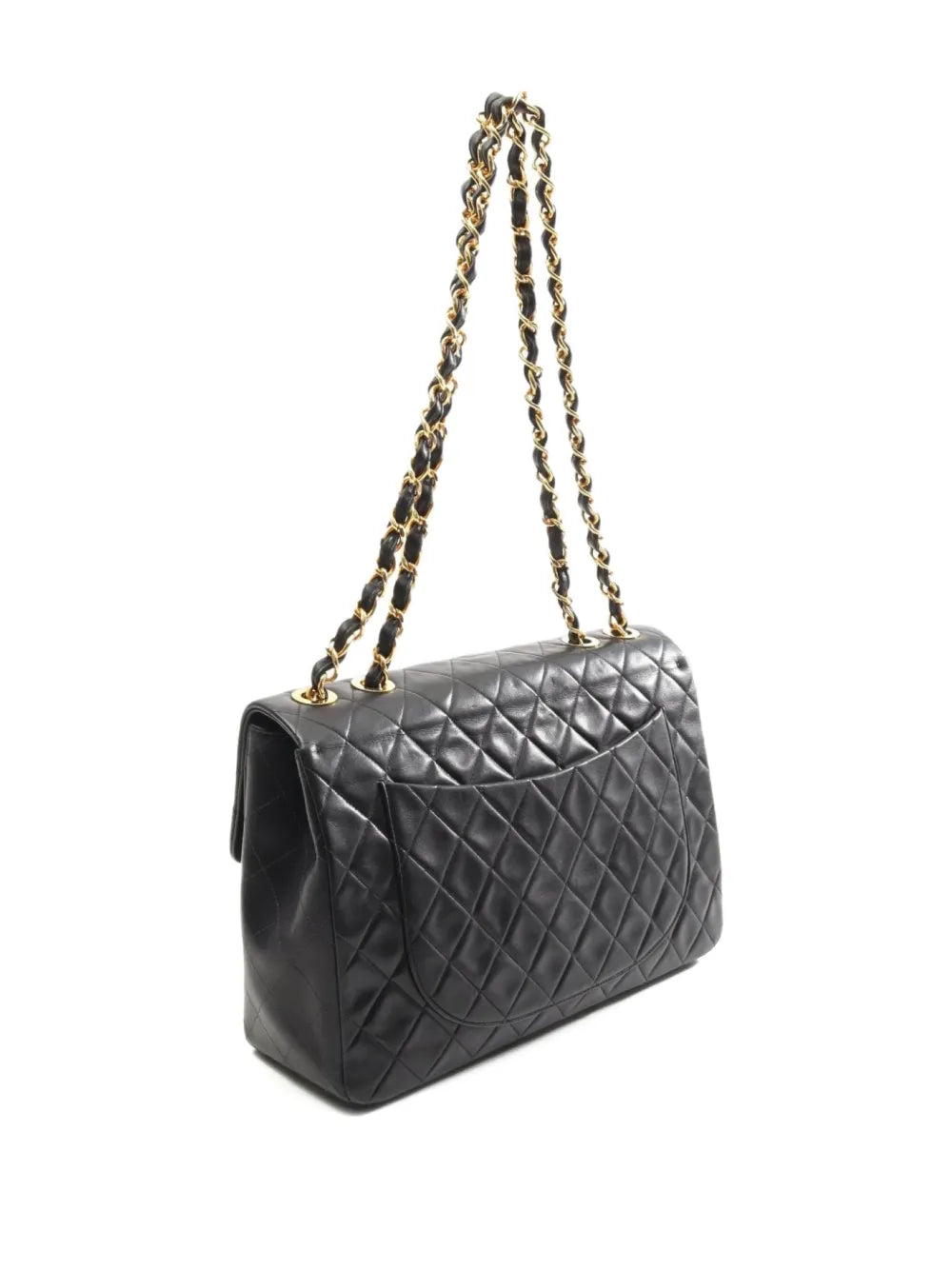Pre-OwnedCHANEL Pre-Owned1991 Deca Matlasslambskin shoulder bag