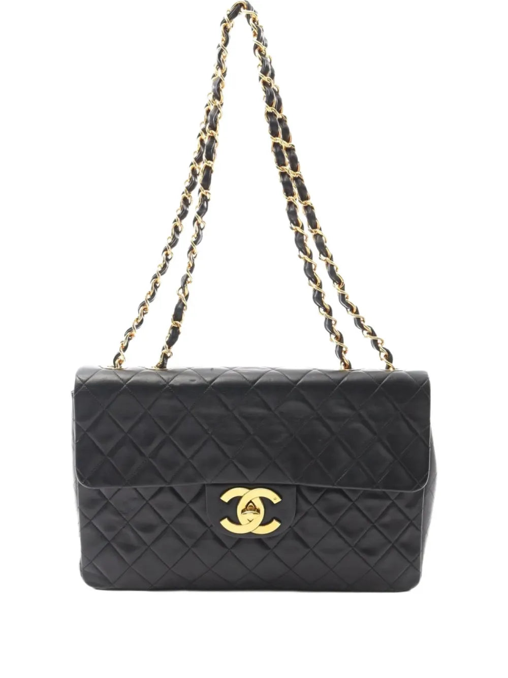 Pre-OwnedCHANEL Pre-Owned1991 Deca Matlasslambskin shoulder bag