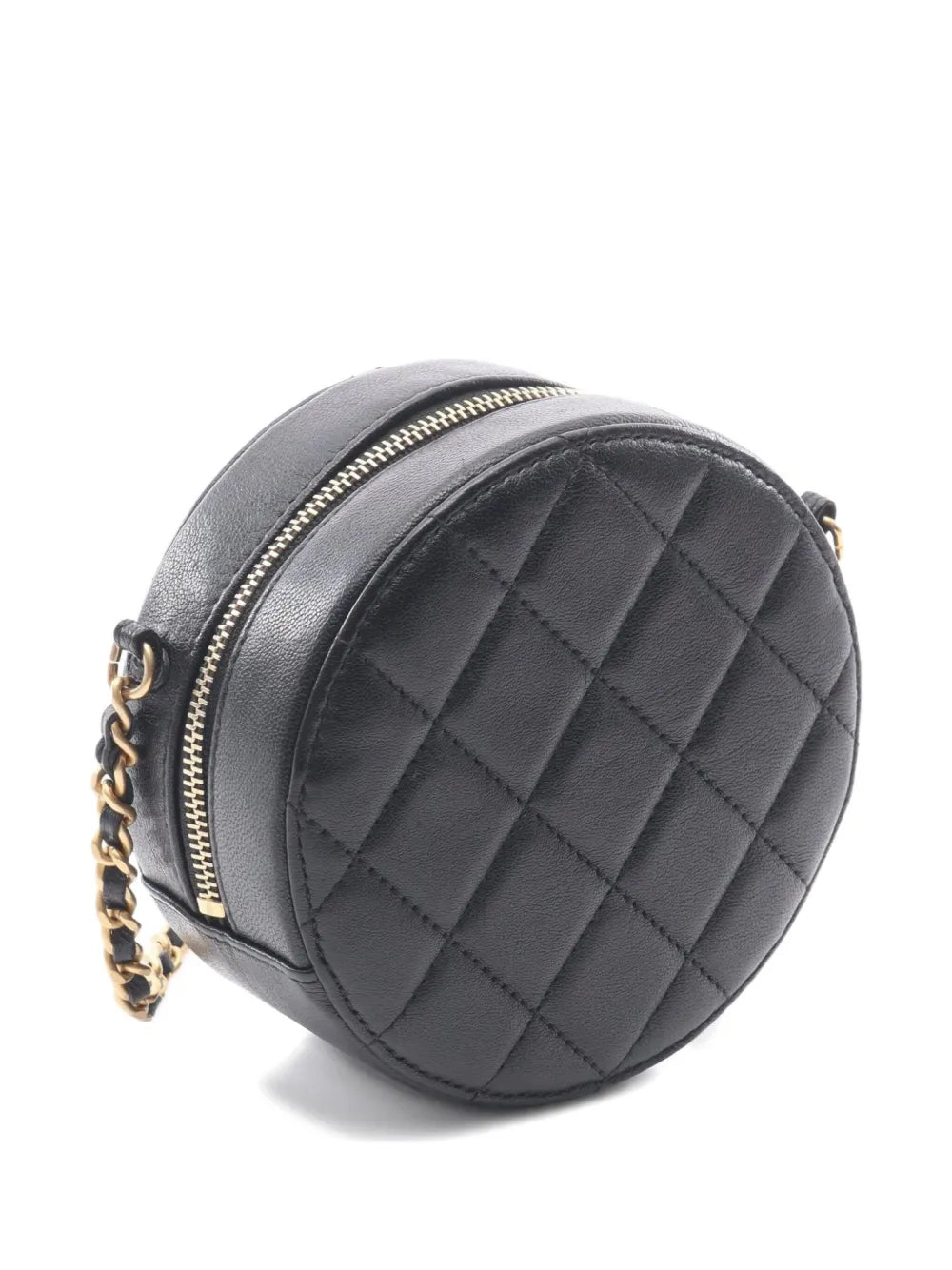 Pre-OwnedCHANEL Pre-Owned2019 matelasse round bag