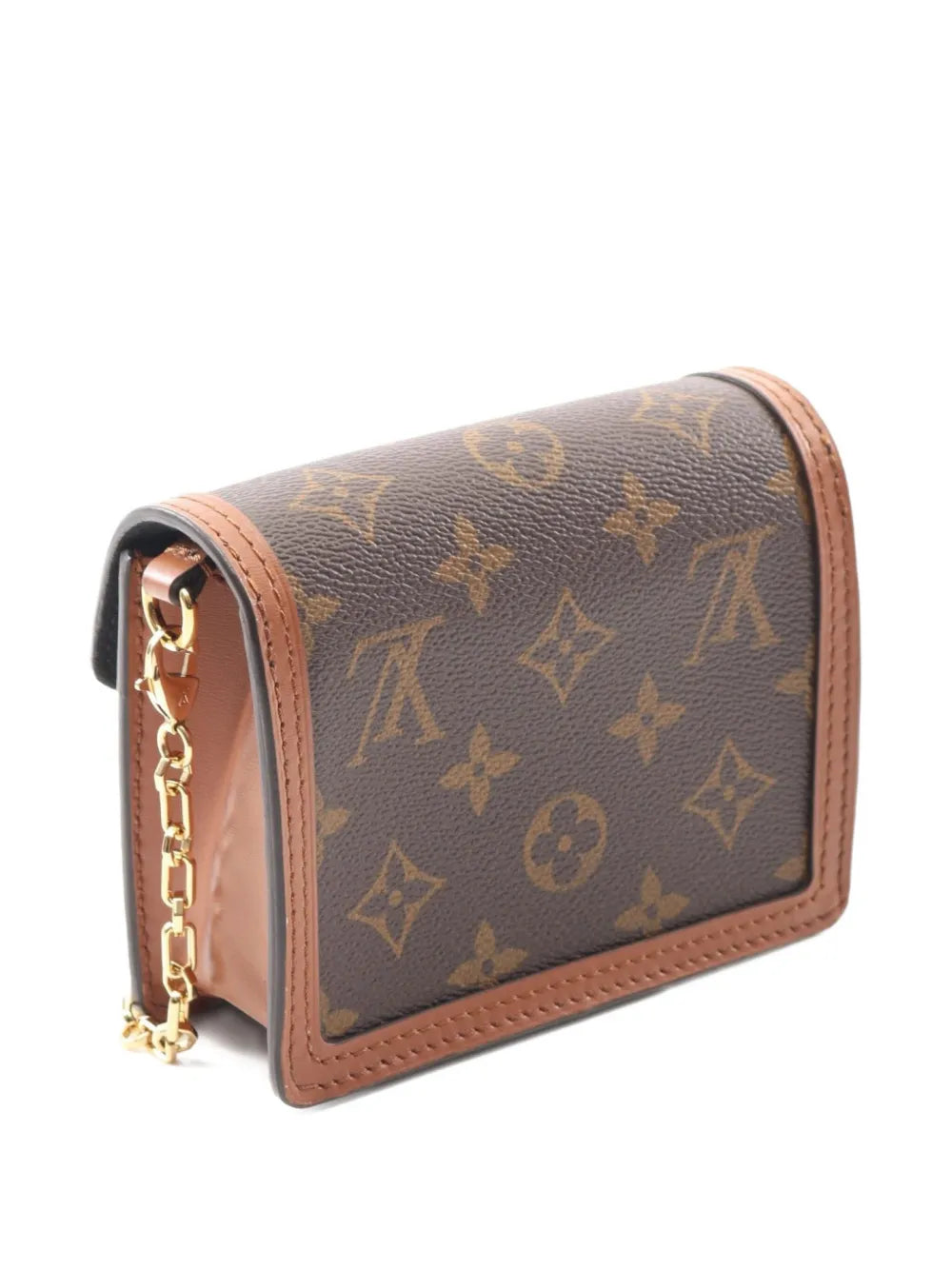 Pre-OwnedLouis Vuitton Pre-Owned2021 Micro Dauphine Monogram-Reverse shoulder bag