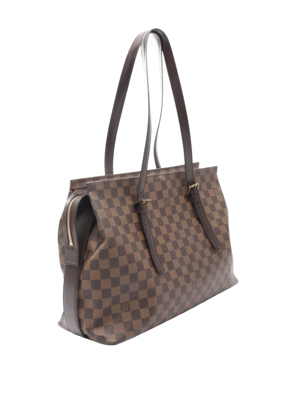 Pre-OwnedLouis Vuitton Pre-Owned2007 Chelsea Damier Ebène zip-fastening tote bag