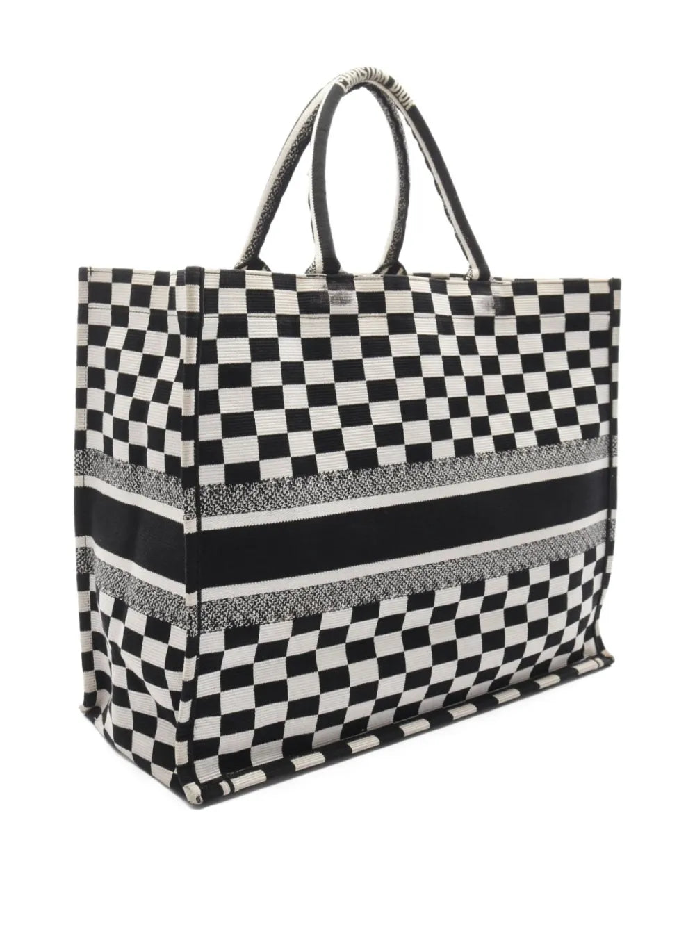 Pre-OwnedChristian Dior Pre-Owned2000s Book checkered tote bag