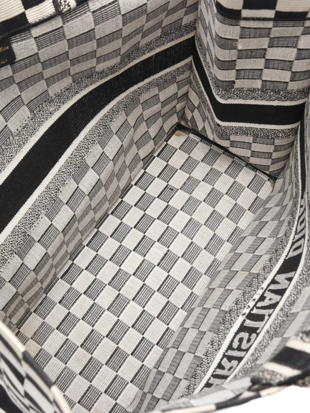 Pre-OwnedChristian Dior Pre-Owned2000s Book checkered tote bag