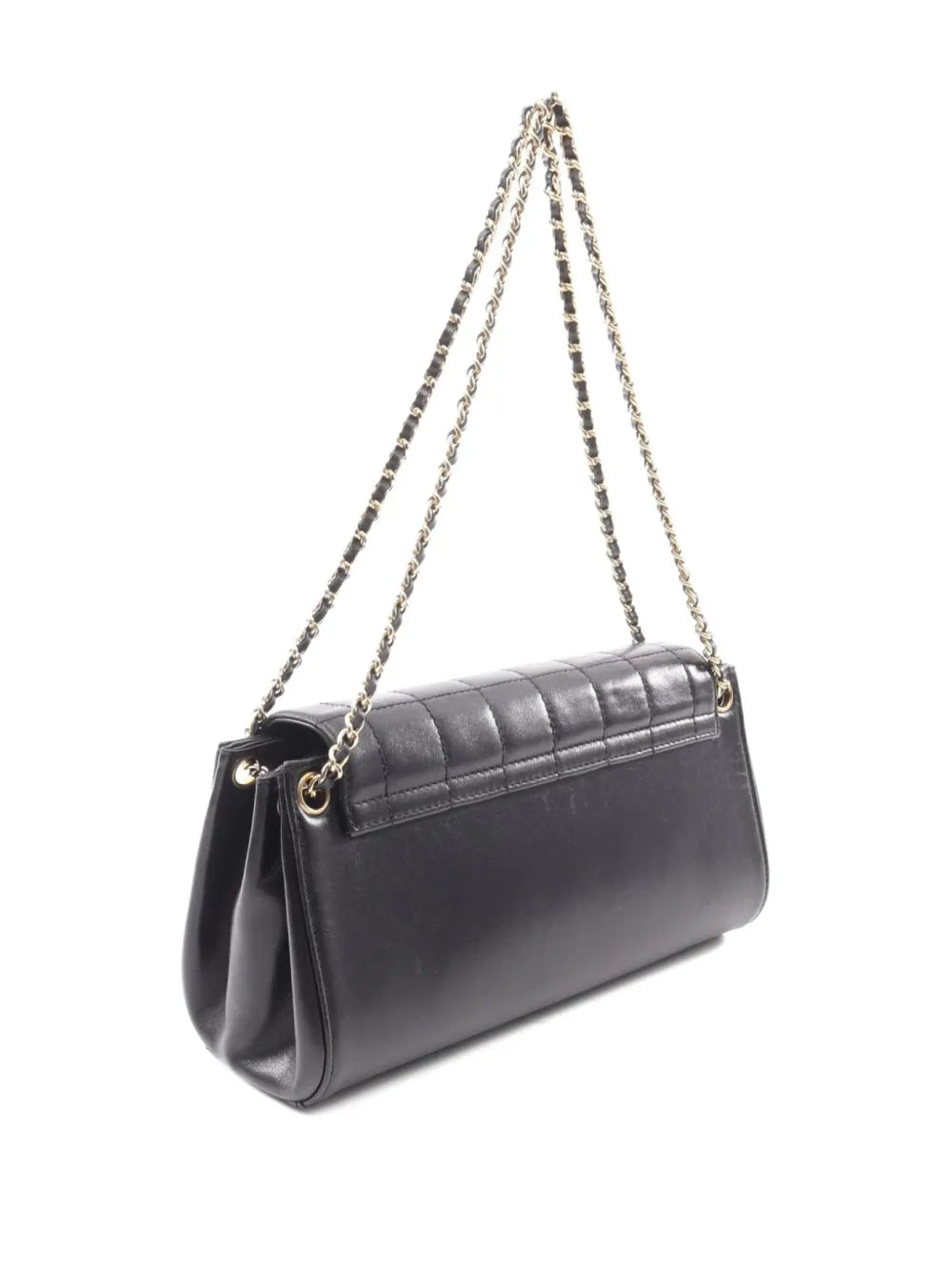 Pre-OwnedCHANEL Pre-Owned2002-2003 Chocolate Bar W lambskin shoulder bag