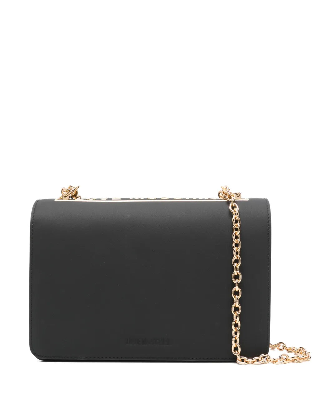 Love Moschinosmall logo-plaque shoulder bag