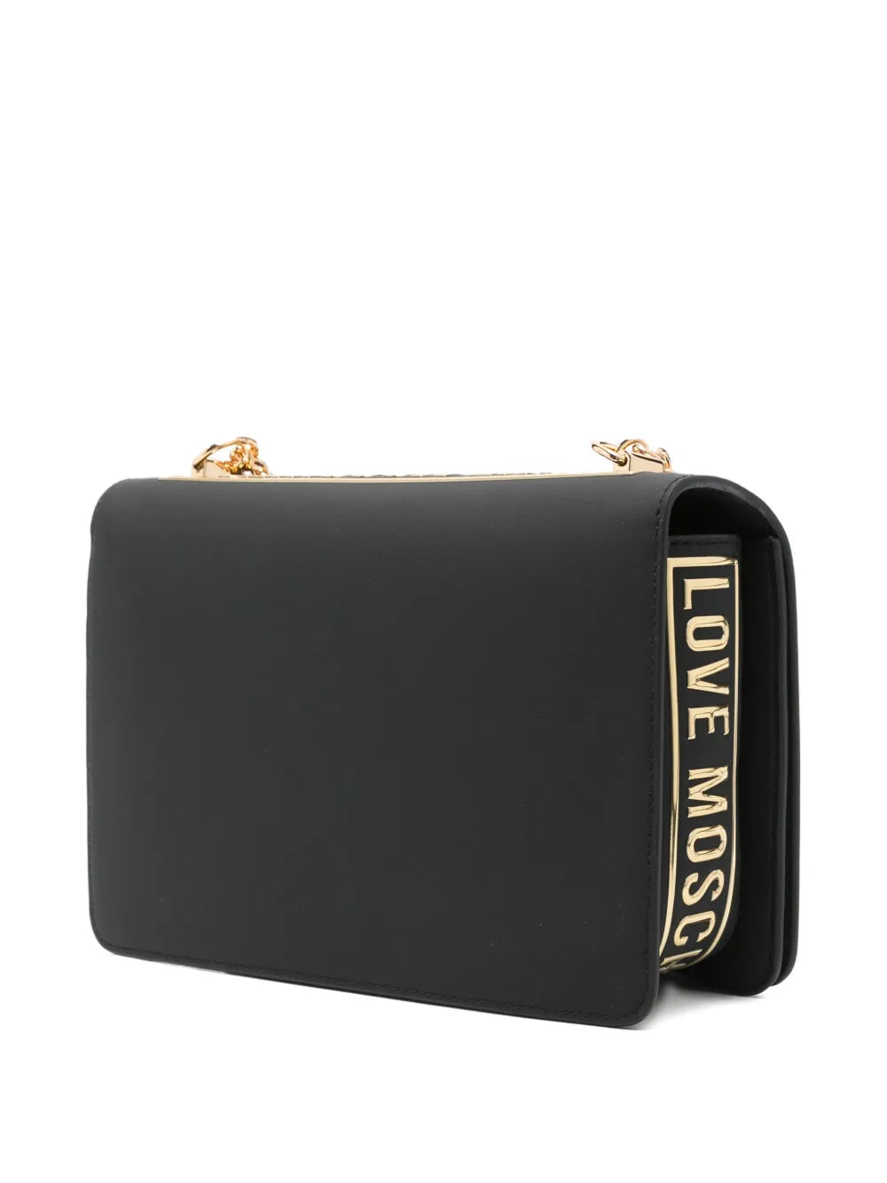 Love Moschinosmall logo-plaque shoulder bag