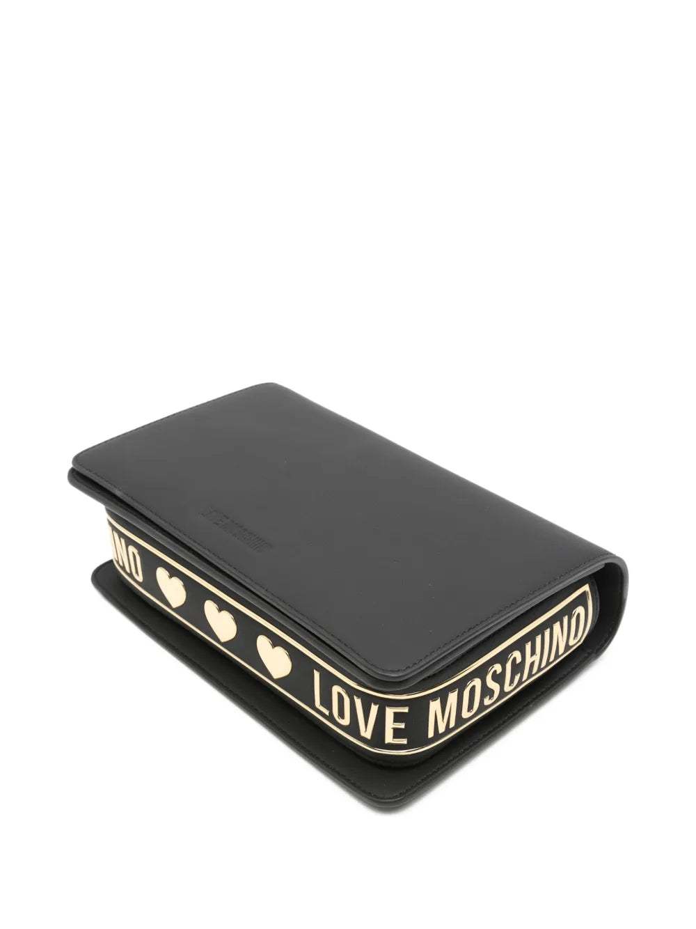 Love Moschinosmall logo-plaque shoulder bag