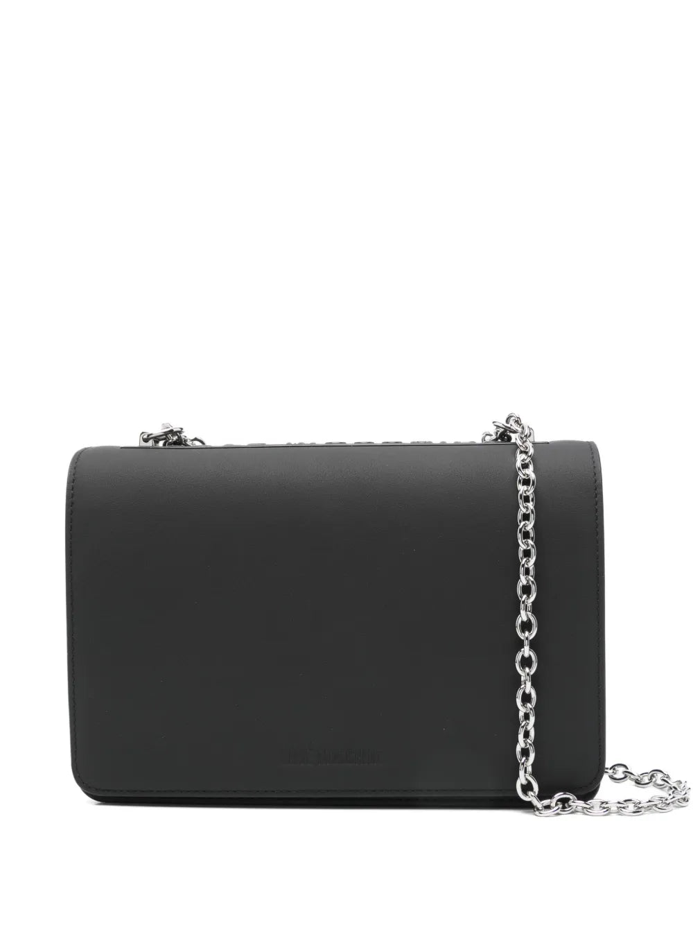 Love Moschinologo-debossed chain shoulder bag