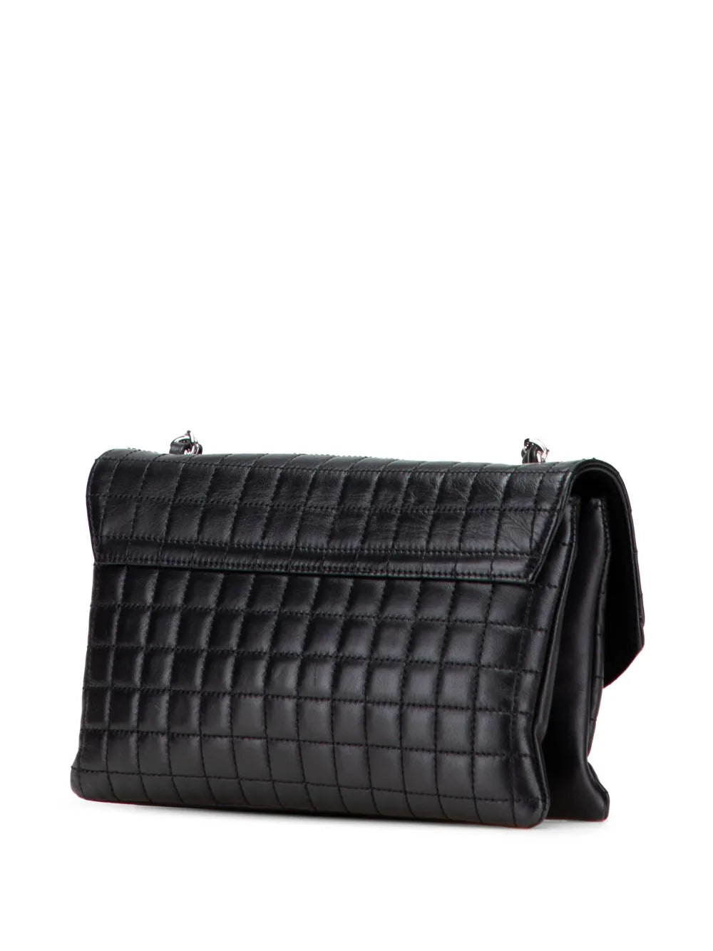 Pre-OwnedCHANEL Pre-Owned2005-2006 Choco Bar Calfskin No. 5 Camellia CC shoulder bag