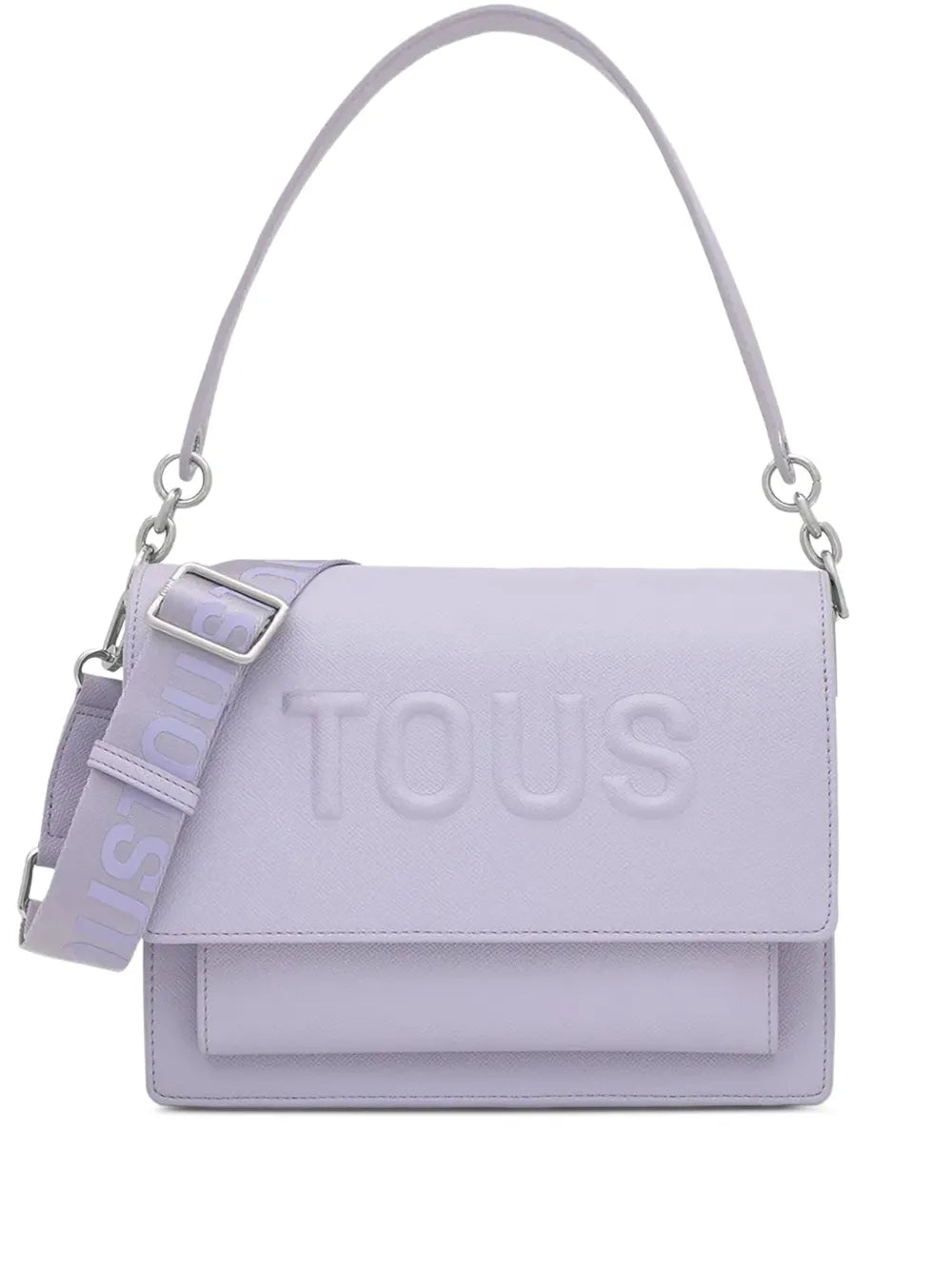 TOUSembossed-logo tote bag
