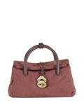 Zanellatodouble-handle leather tote bag